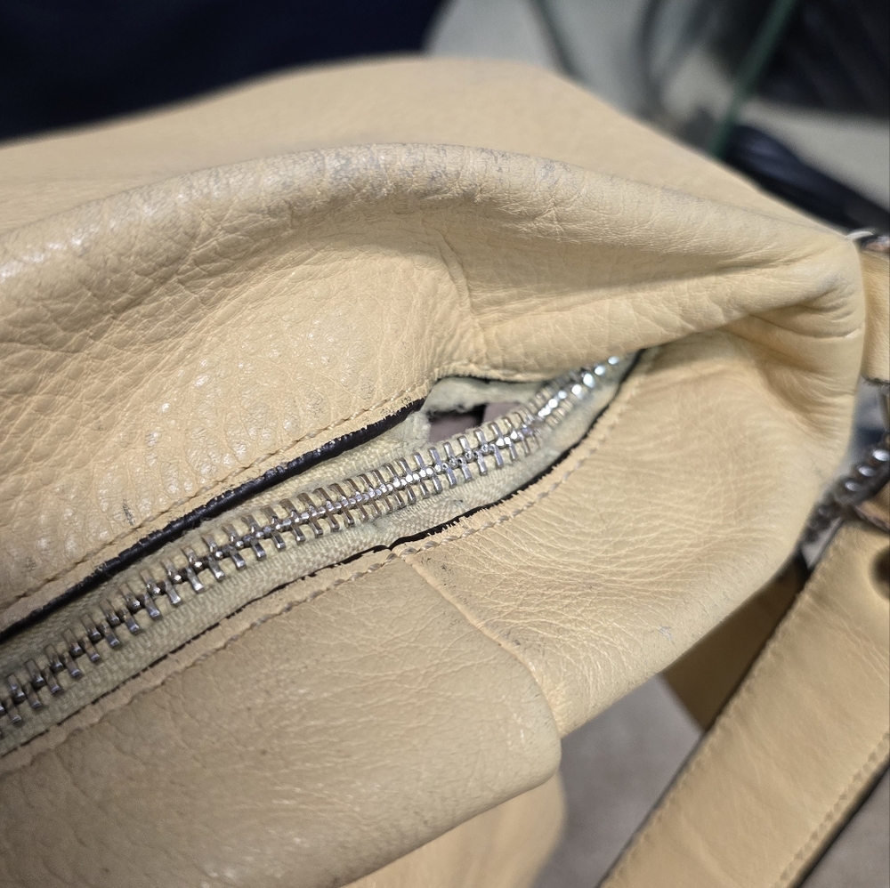 Coach Yellow Leather Shoulder Bag - Picture 12 of 15